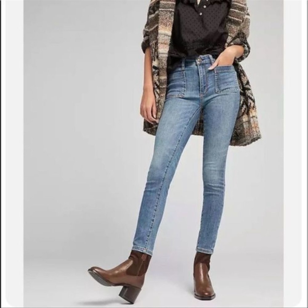 Anthropologie Pilcro High-Rise Skinny Jeans